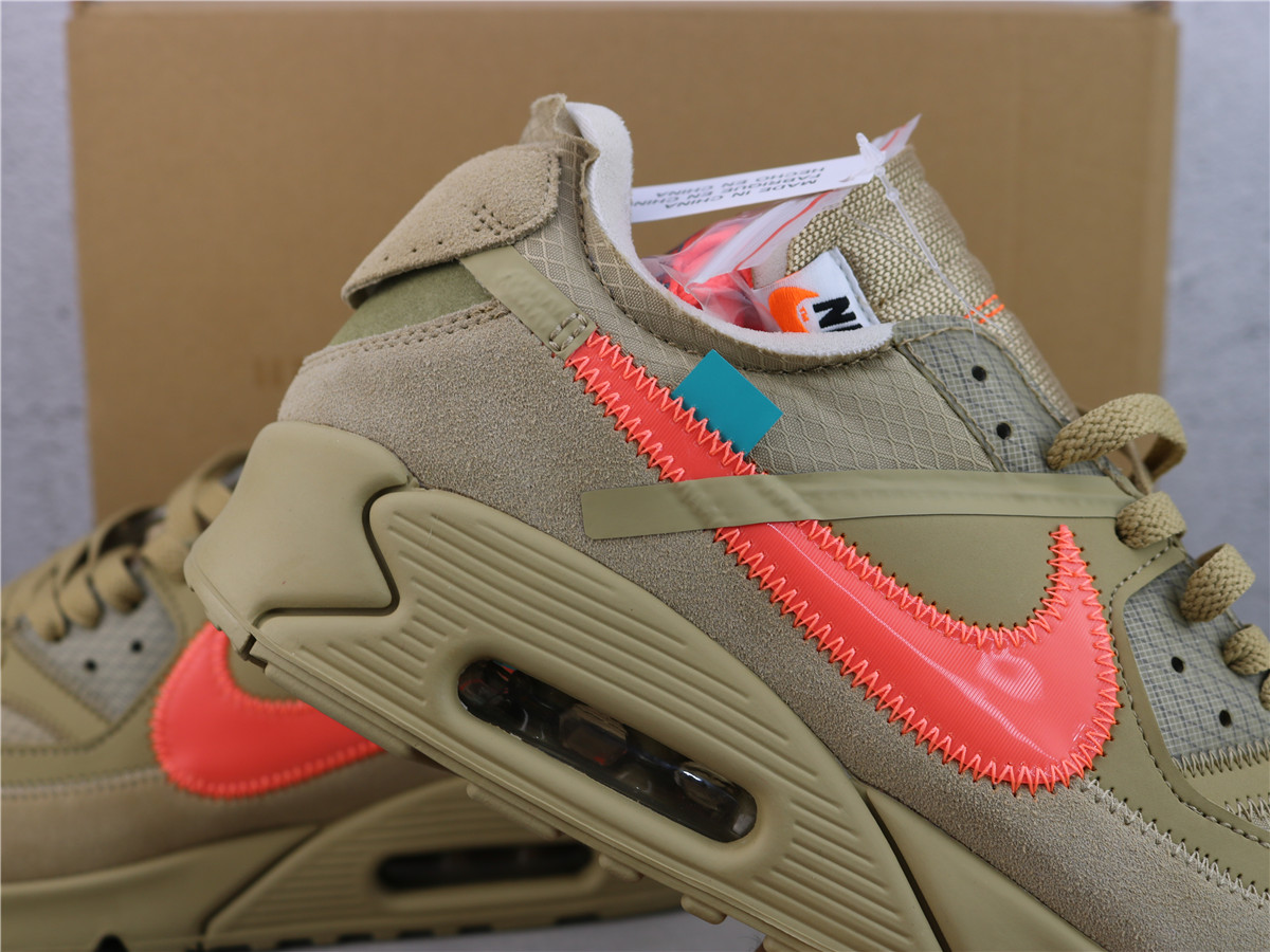 Off-White x Nike Air Max 90 Desert Ore AA7293 200